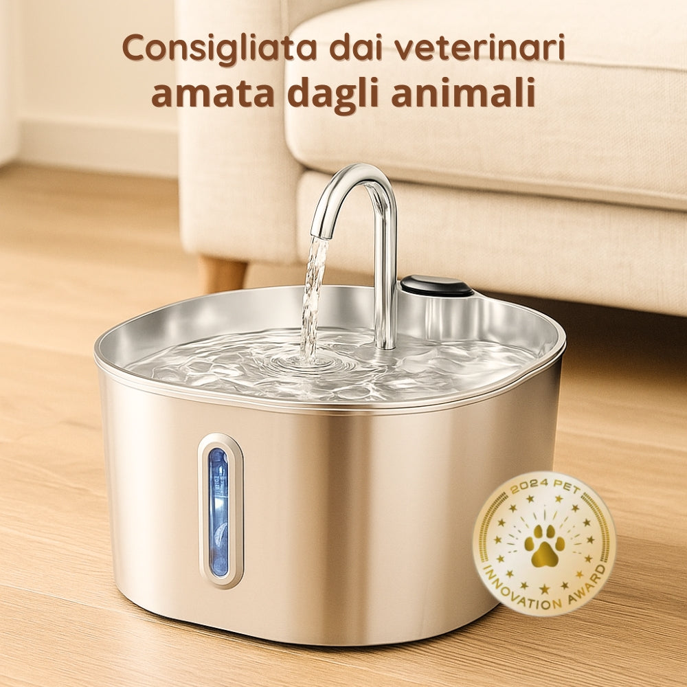 Fontanella CuorPet™ 2.2L - Trasforma la salute del tuo gatto